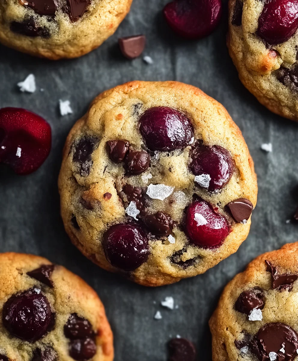 Cherry Chocolate Chip Cookies-Best Sweet Treats