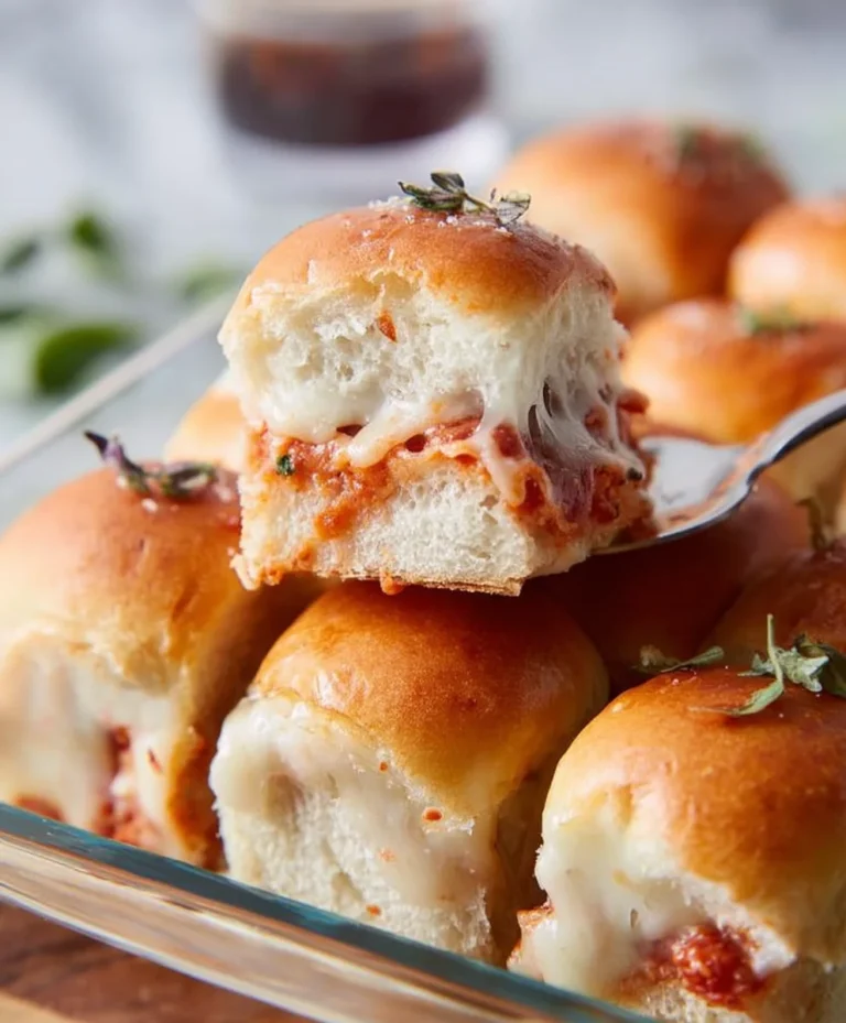 Easy Beef Pizza Sliders Recipe-Party Favorite