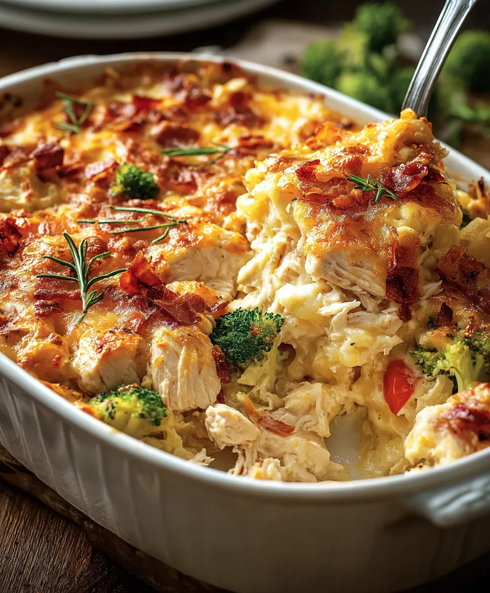 Easy Low-Carb Chicken Casserole Recipe