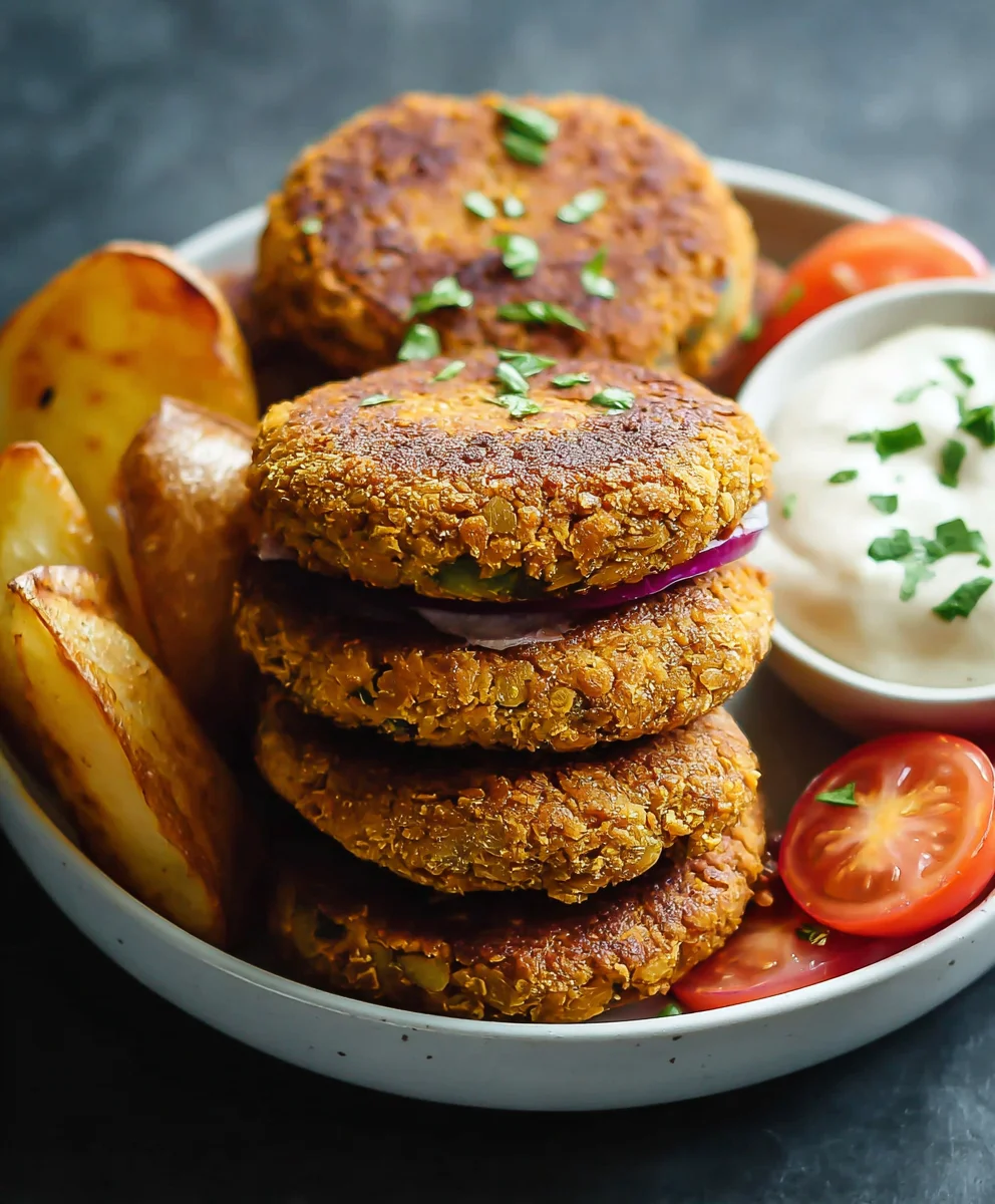 Easy Lentil Burgers Delicious Simple 6-Ingredient Recipe