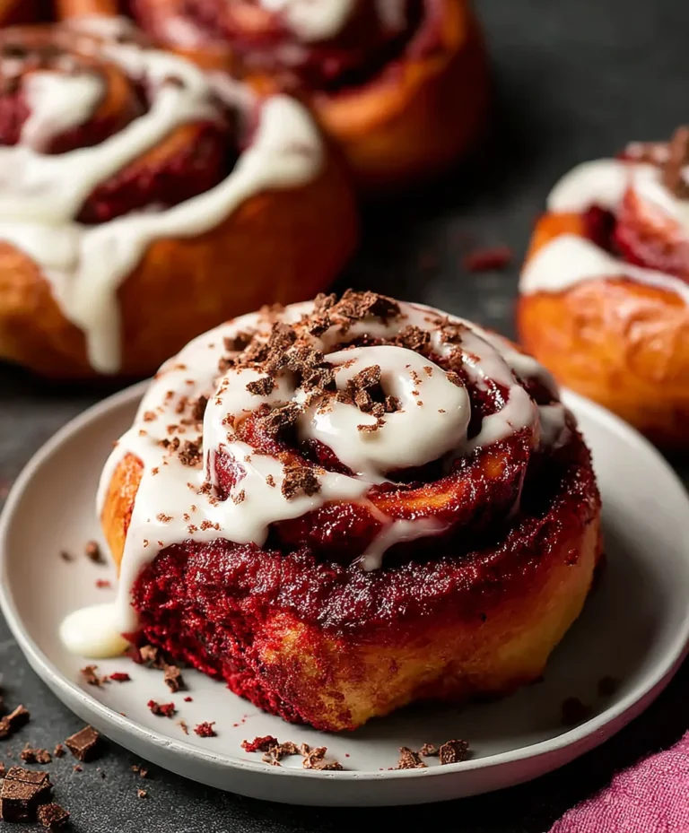 Red Velvet Cinnamon Rolls From Scratch-Easy Recipe