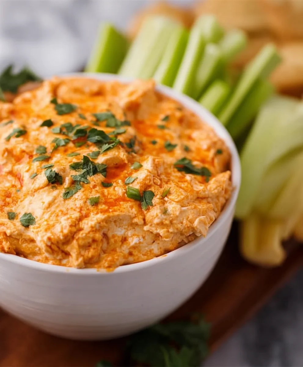 Easy Crockpot Buffalo Chicken Dip Recipe - Crowd Pleaser