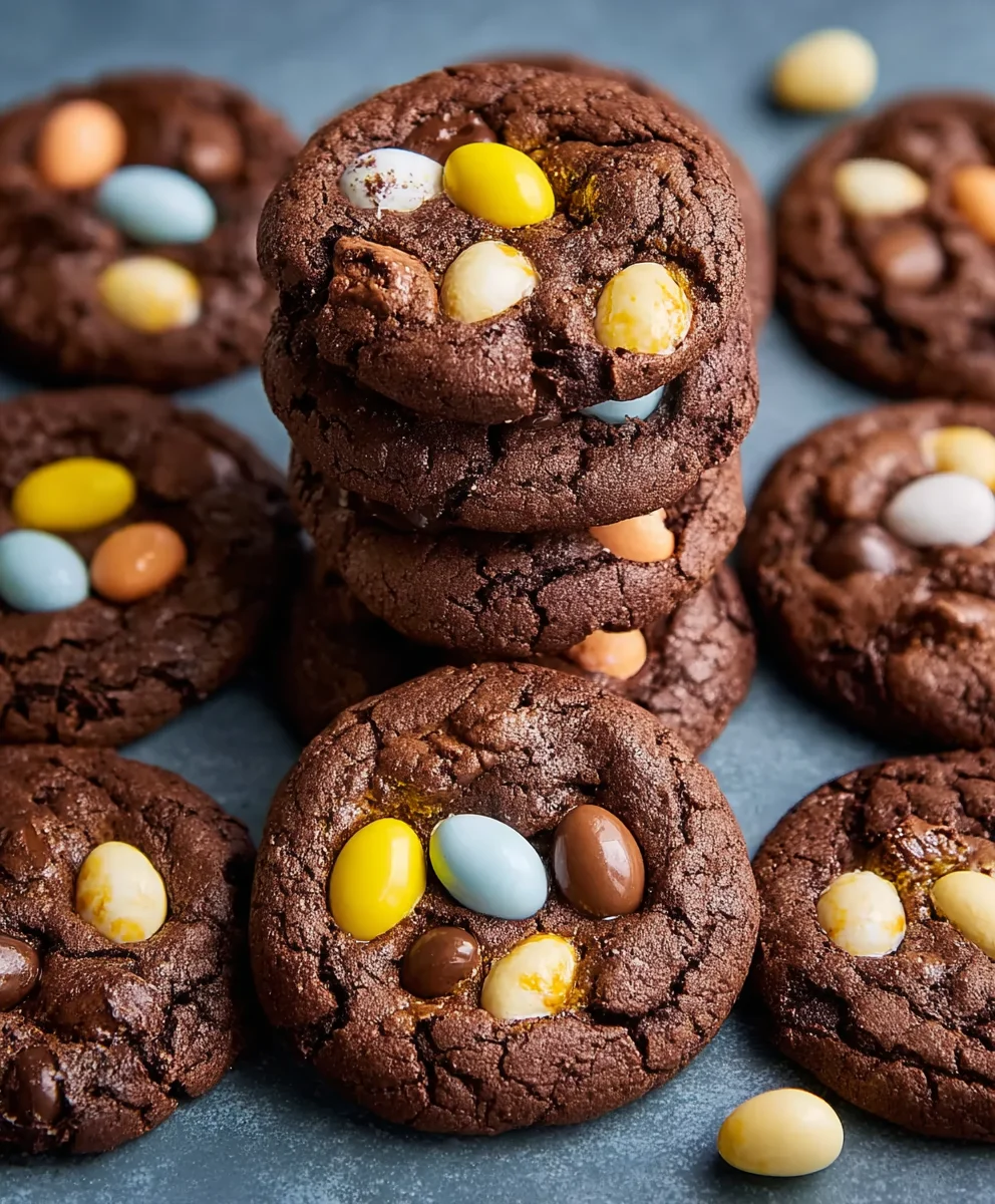 Mini Egg Brownie Cookies - Decadent Chewy Treats