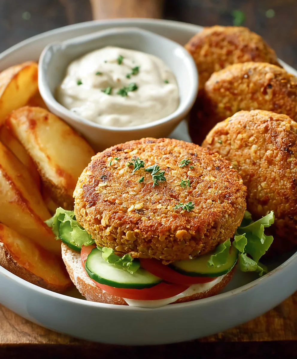 Easy Lentil Burgers Delicious Simple 6-Ingredient Recipe