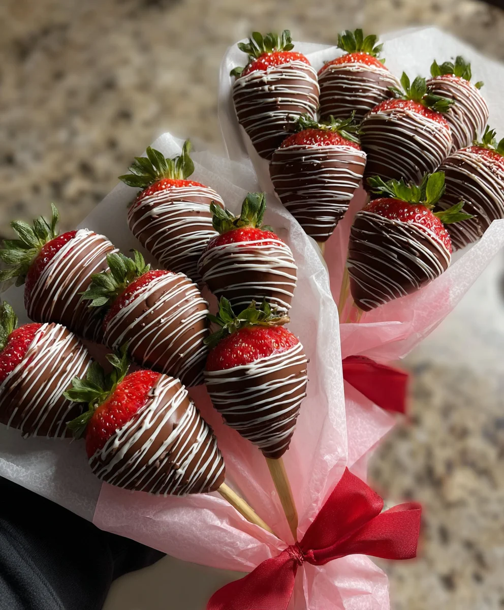 Easy Chocolate Covered Strawberries Recipe - Delicious Treat