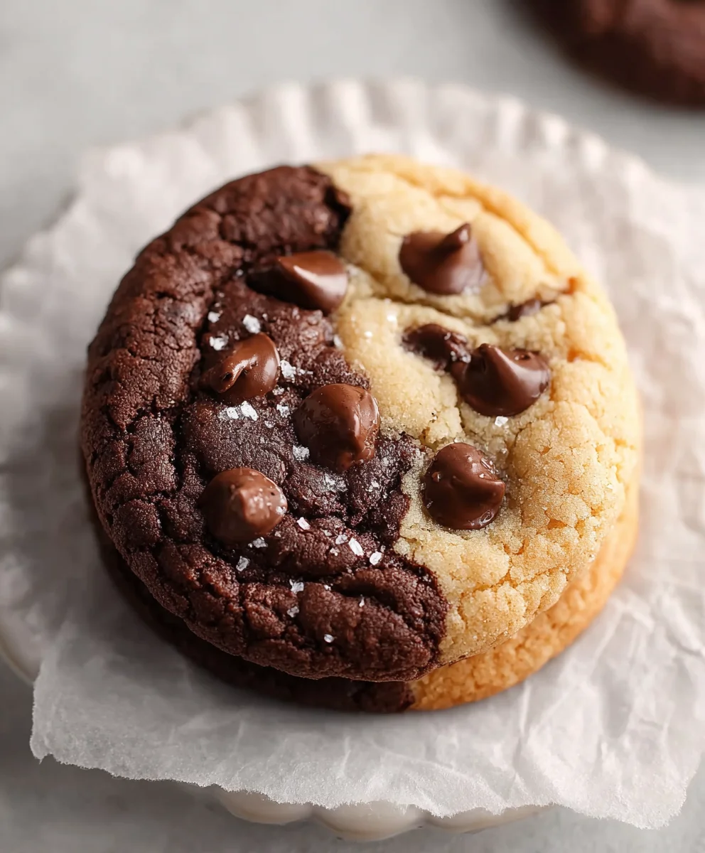 Chewy Brookie Cookies - The Ultimate Chocolate Chip Brownie Treat