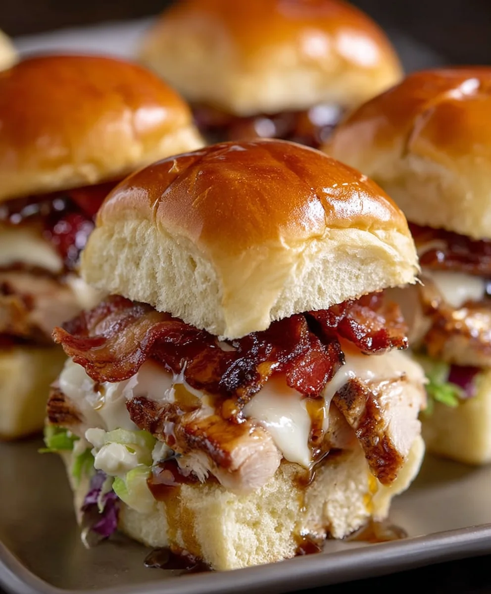 Maple Chicken Beef Beef Bacon Sliders Recipe