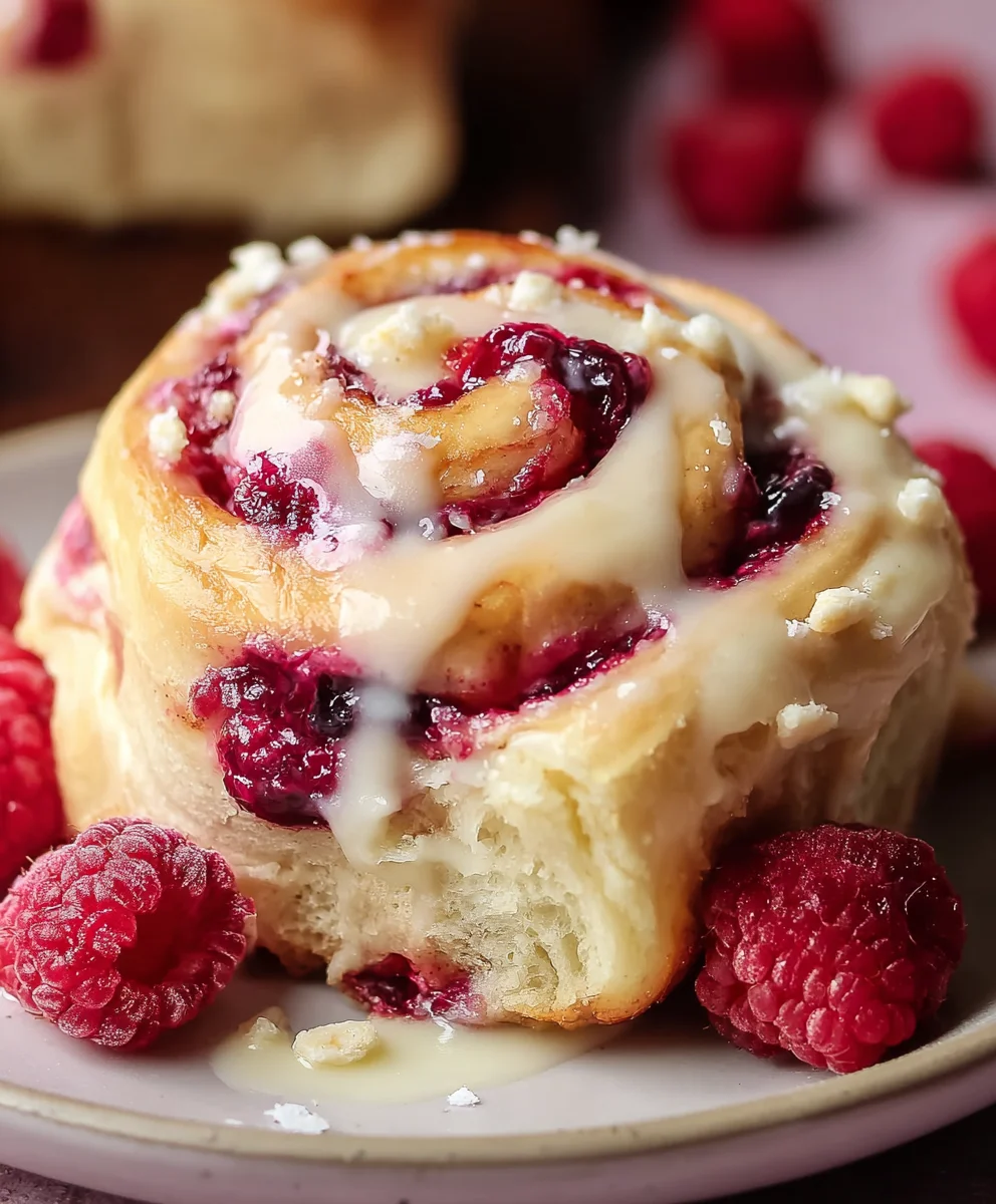 White Chocolate Raspberry Rolls - Irresistible Sweet Treat