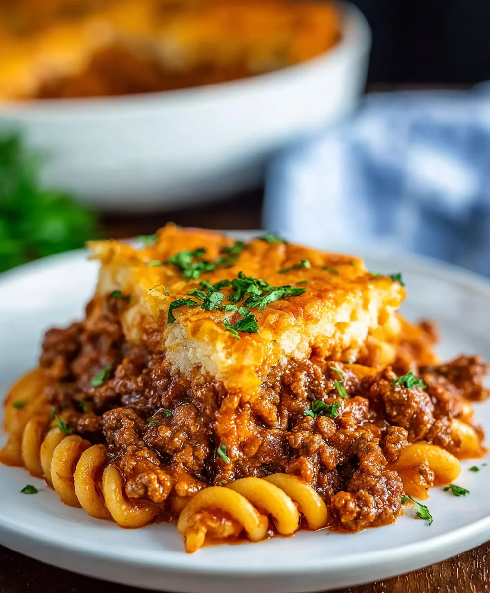 Quick Sloppy Joe Casserole - Easy Family Dinner