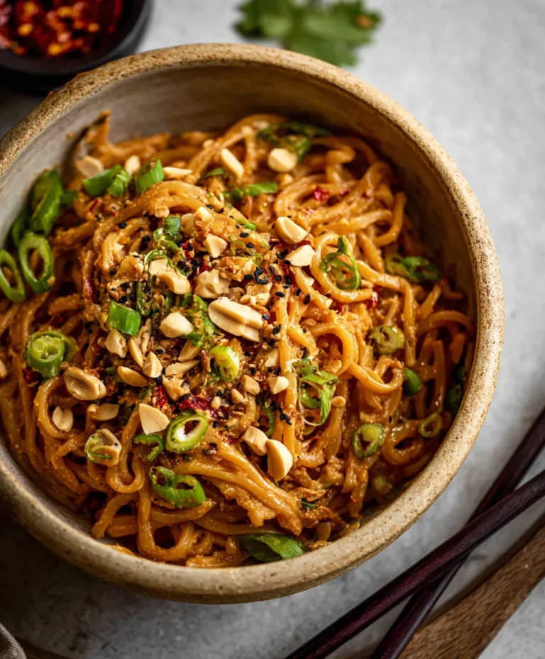 Spicy Peanut Butter Noodles – Quick & Easy Recipe