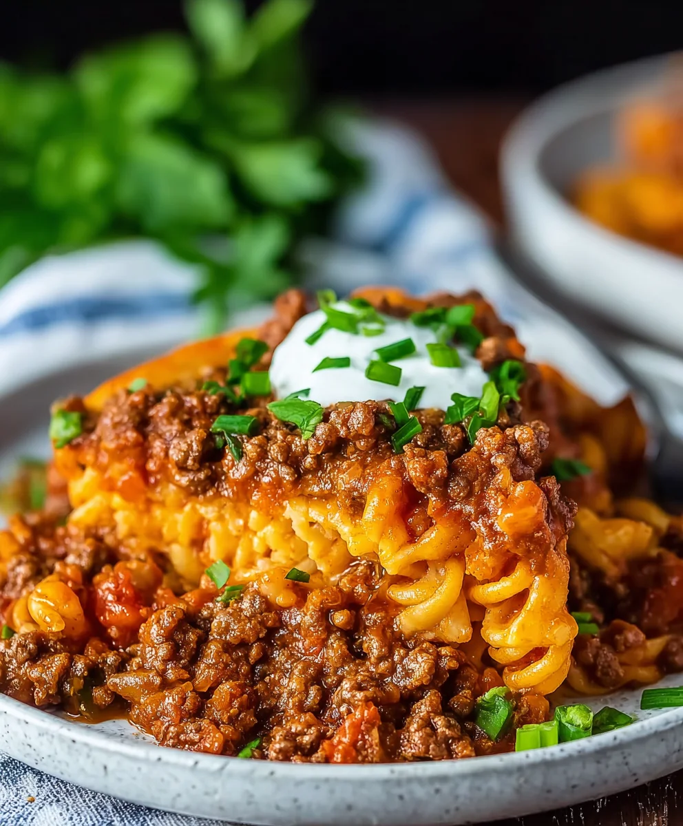 Quick Sloppy Joe Casserole - Easy Family Dinner