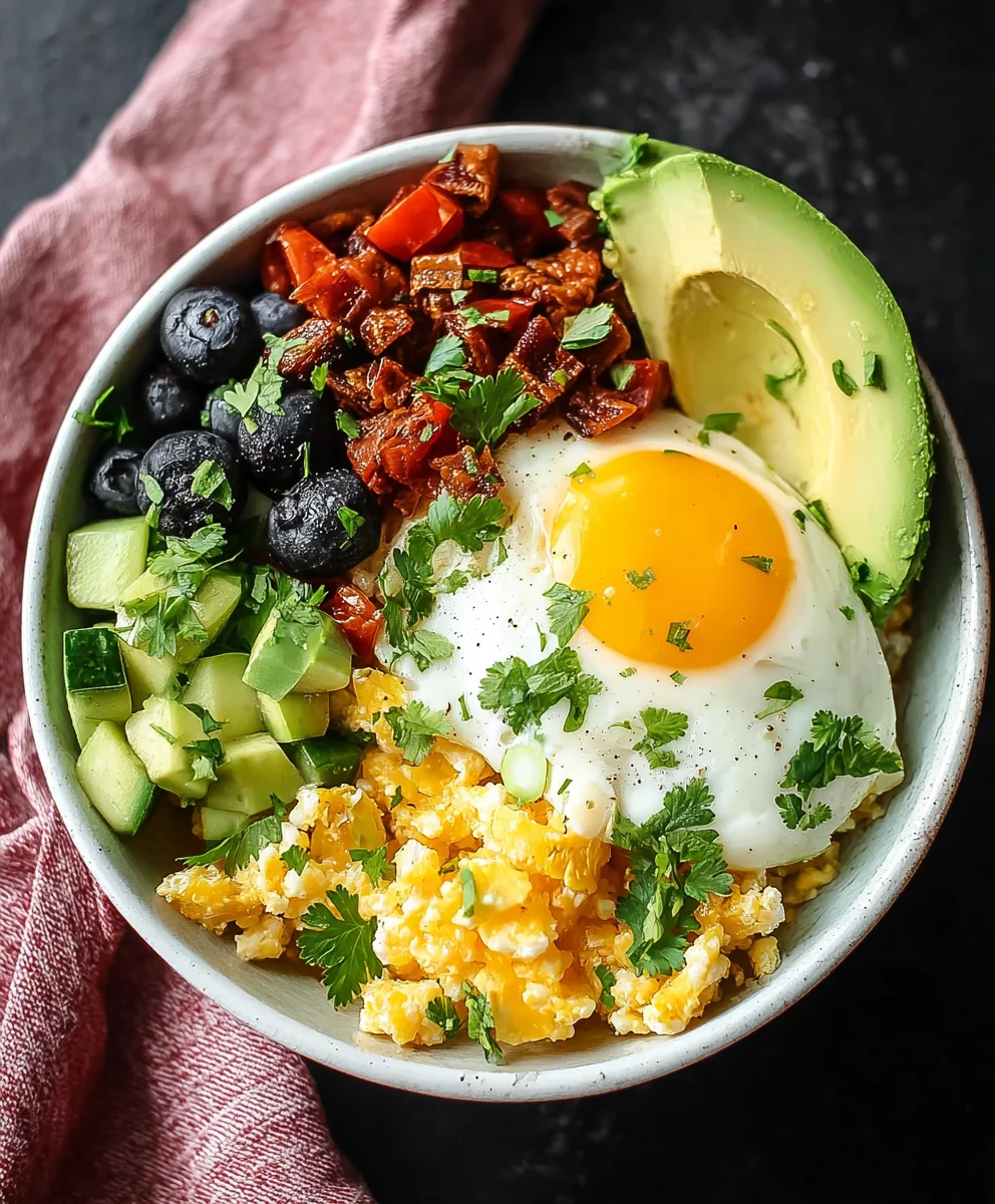 Easy Quick Breakfast Bowl - Fast & Delicious Meal