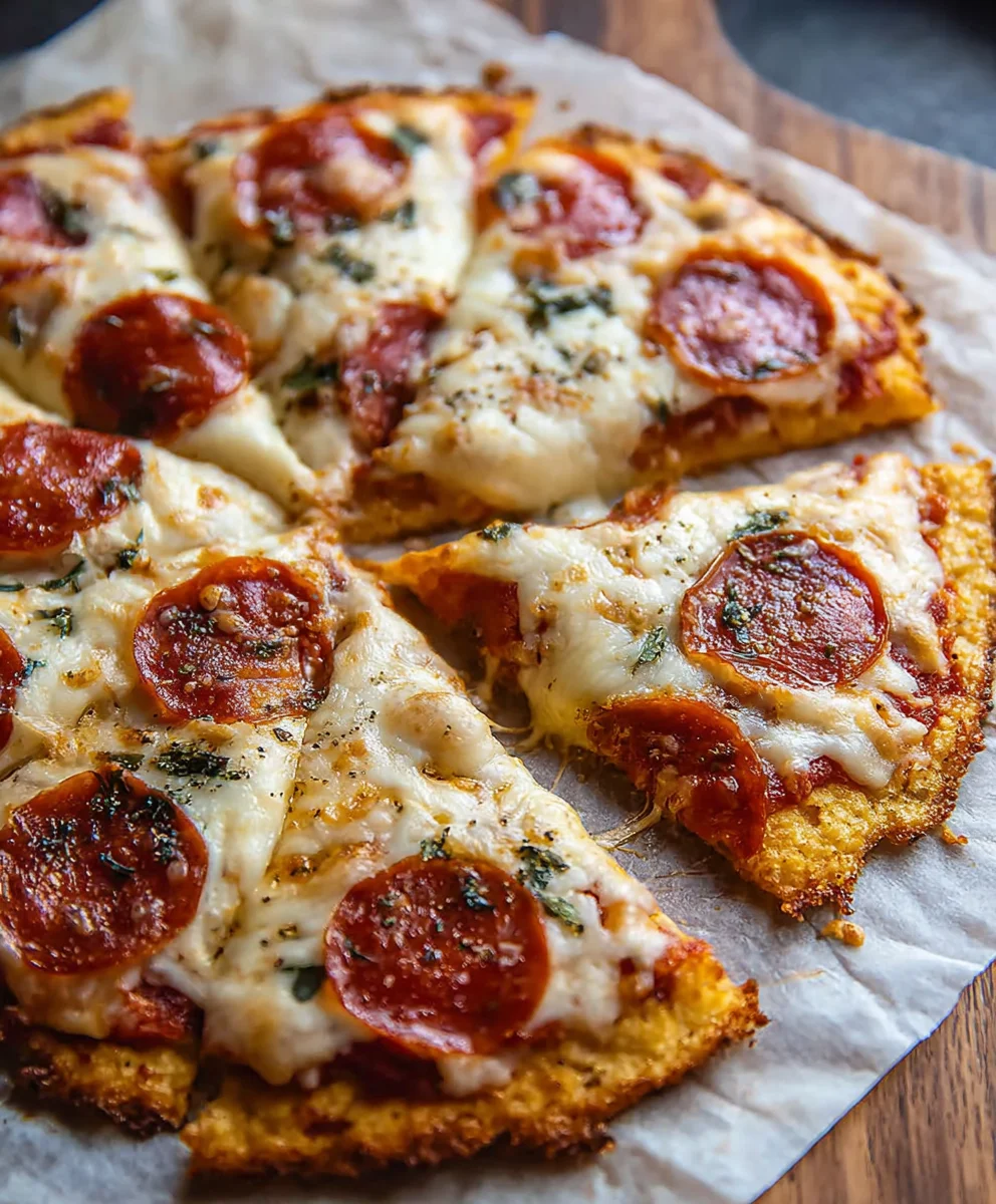 Easy Keto Pizza Chicken Crust Recipe - Low Carb