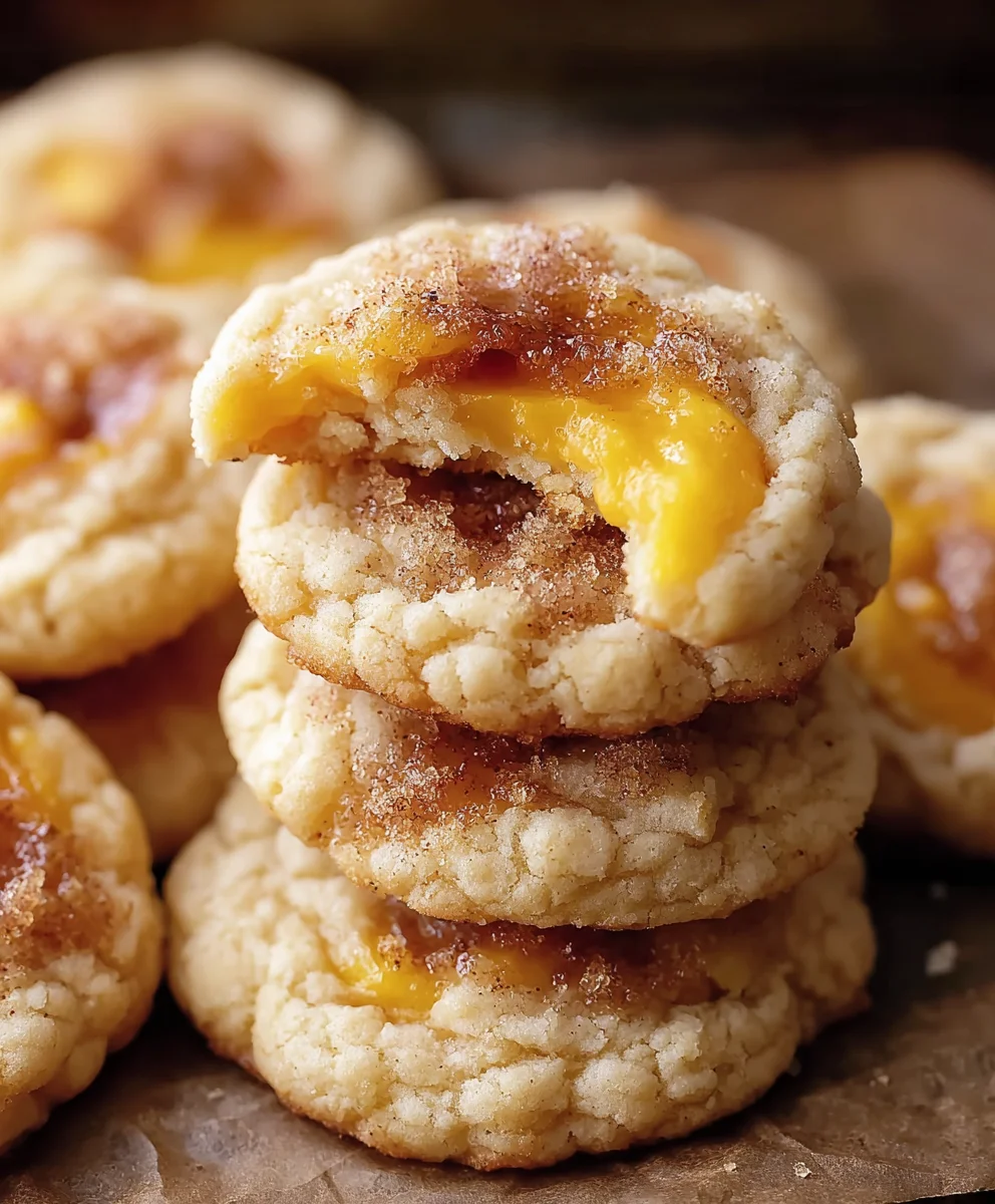 Easy Peach Cobbler Cookies - Summer Dessert Delight