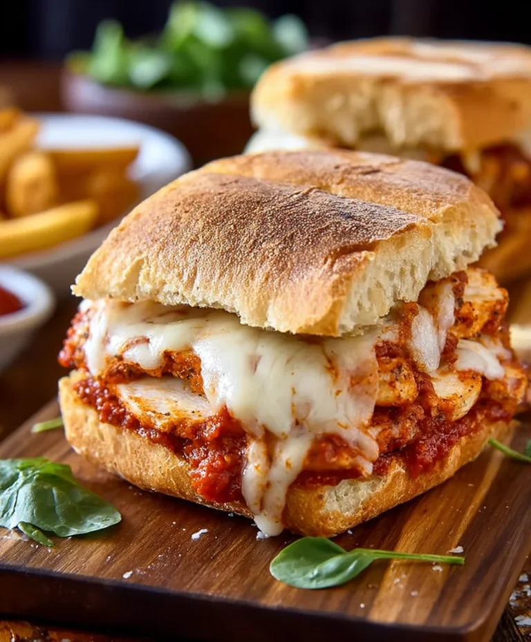 Easy Chicken Parmesan Sandwiches – Quick & Delicious Dinner