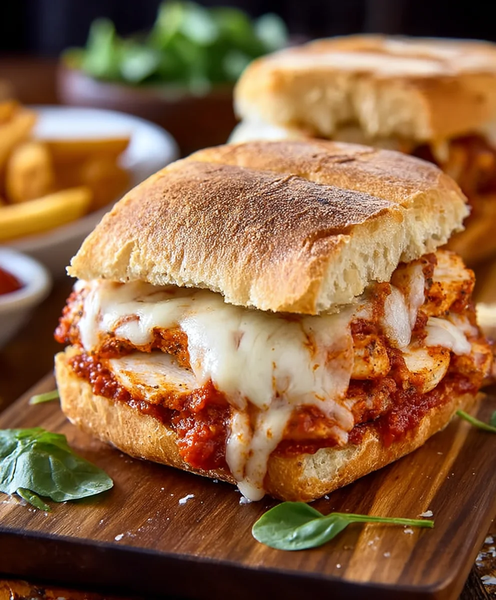 Easy Chicken Parmesan Sandwiches - Quick & Delicious Dinner