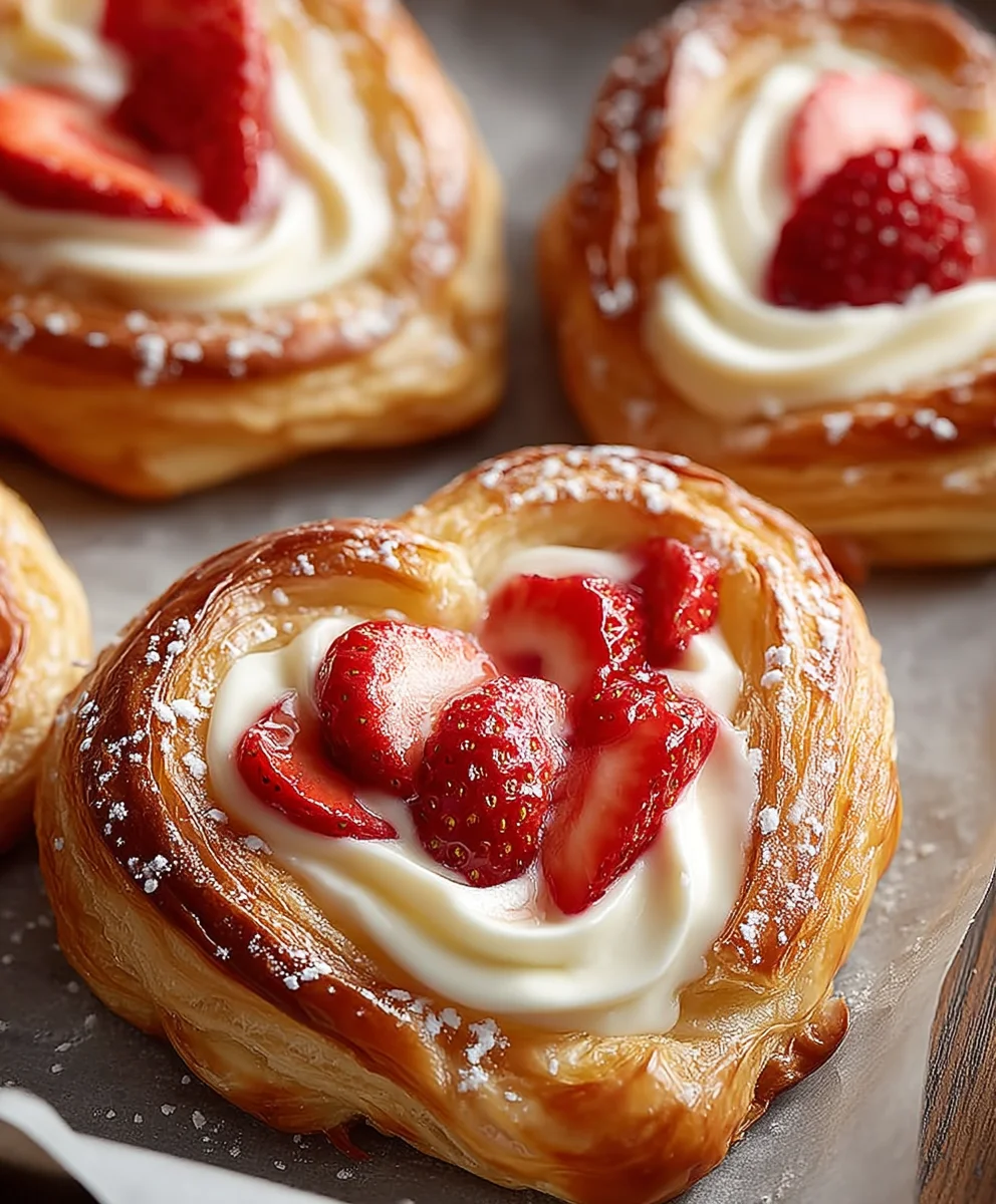 Strawberry Cream Danish Recipe - Easy & Delicious Treat
