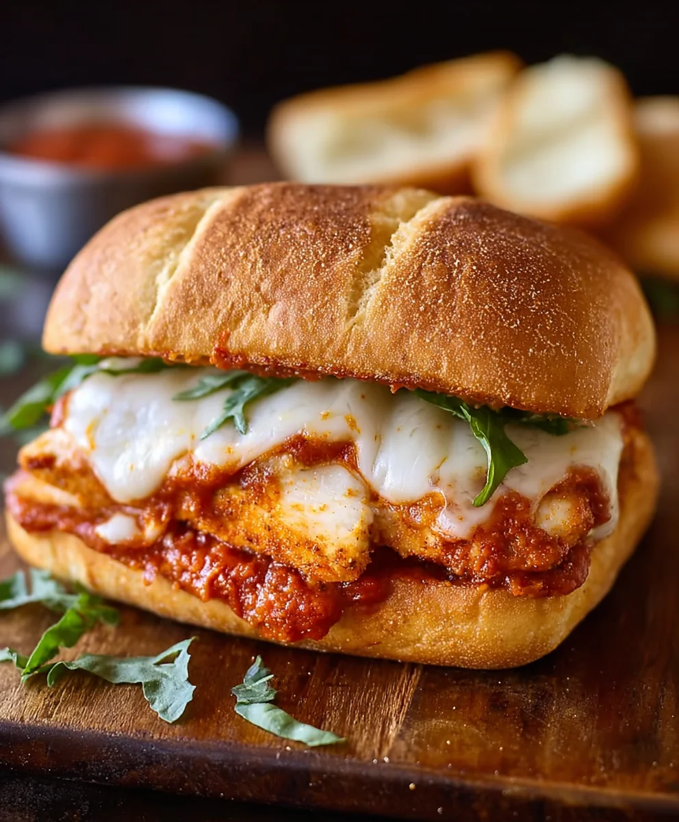 Easy Chicken Parmesan Sandwiches - Quick & Delicious Dinner