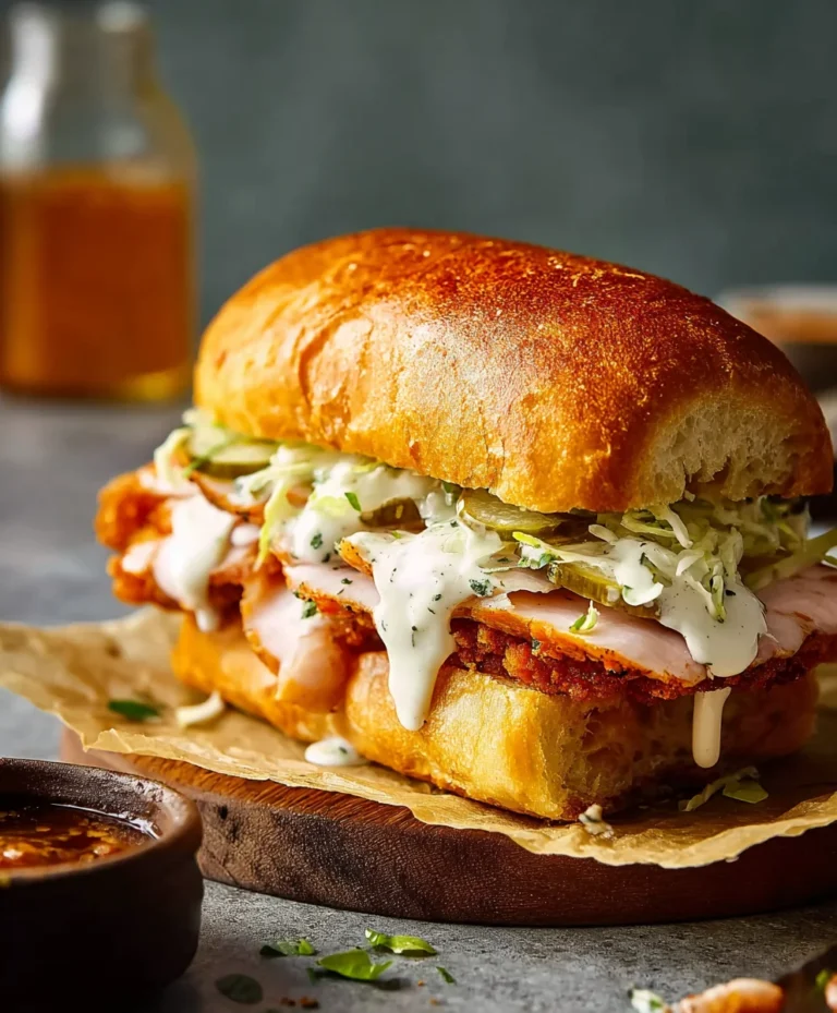 Spicy Baked Beef Nashville Hot Sandwich Recipe