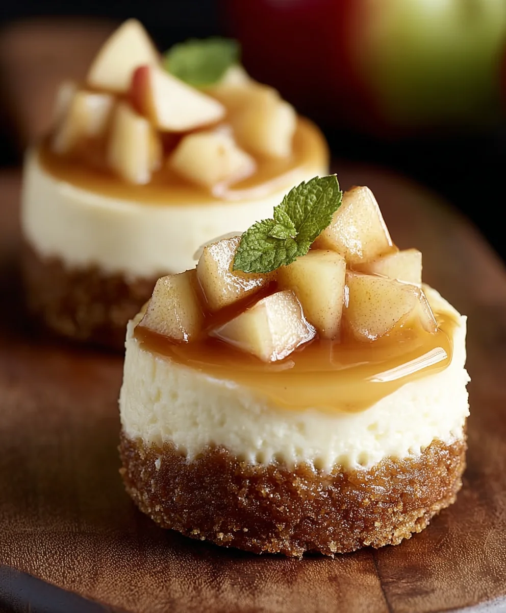 Easy Apple Mini Cheesecakes - Decadent & Quick Treats