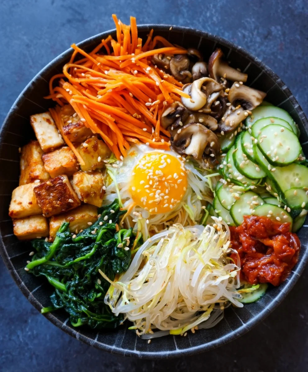Easy Vegan Bibimbap Recipe - Healthy & Delicious Bowl