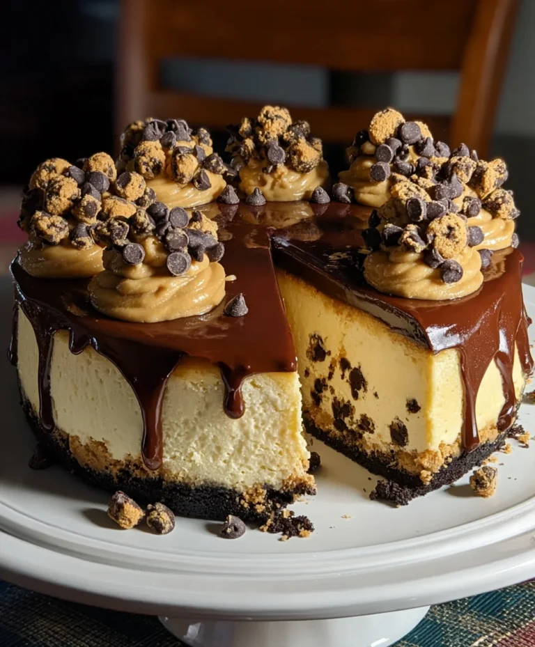 Chocolate Chip Cookie Cheesecake Bliss