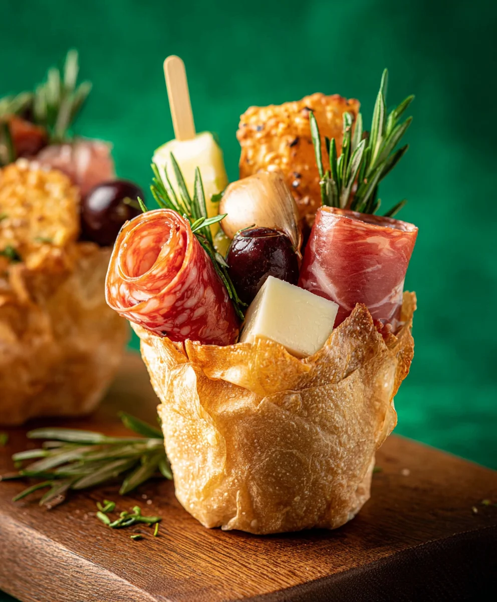 Easy Charcuterie Cups- Beef Bites & Cheeses