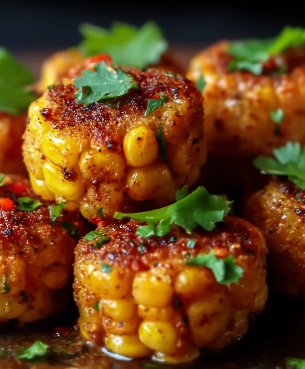 Spicy Mexican Corn Bites - Easy Appetizer Recipe