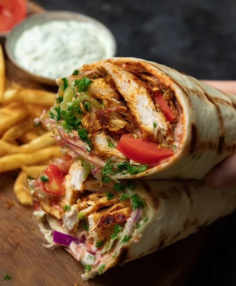 Flavorful Chicken Shawarma Wrap Recipe