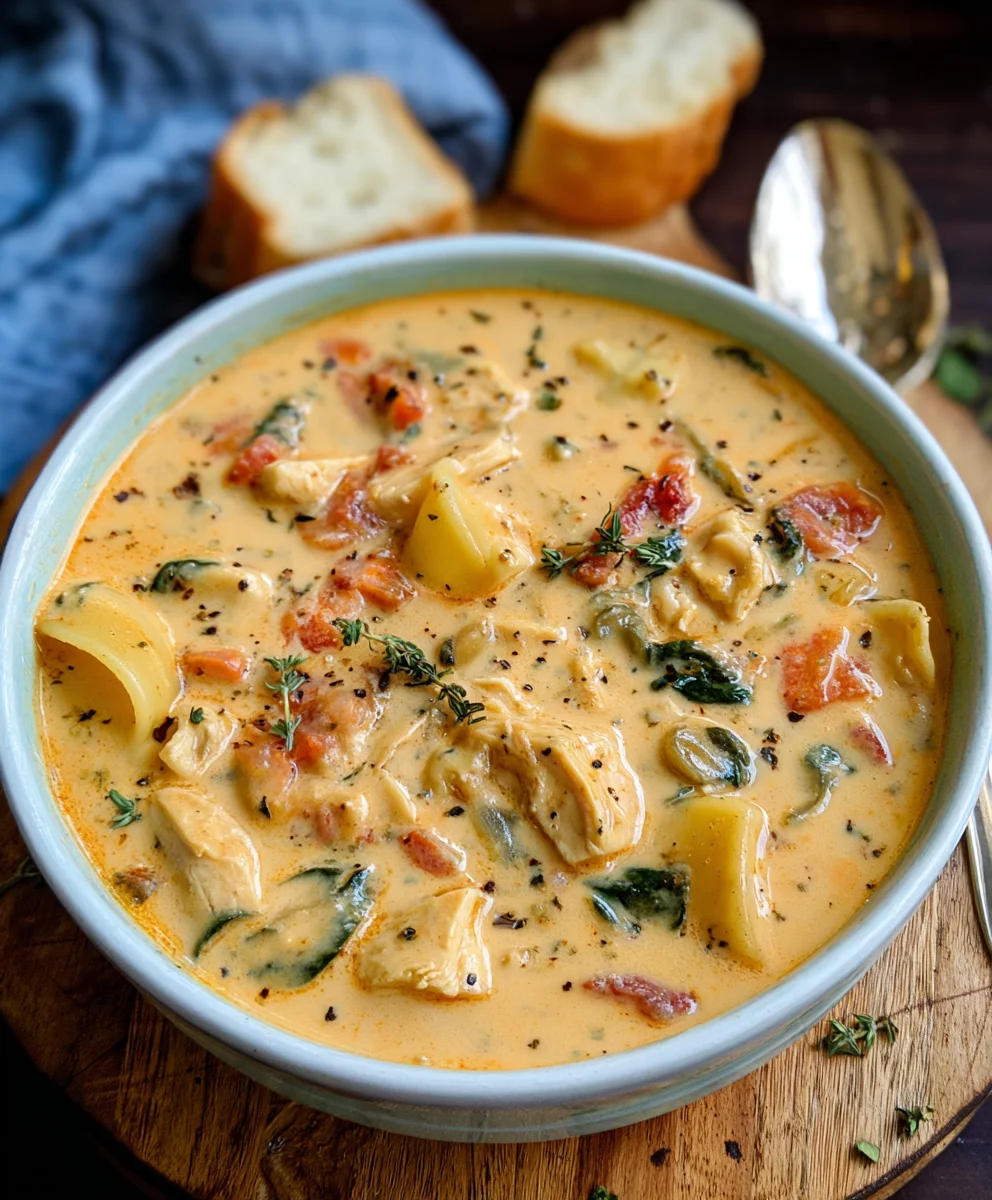 Creamy Marry Me Chicken Soup-Easy Comfort Food