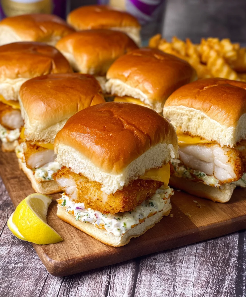 Easy Filet-O-Fish Sliders - Burger Style