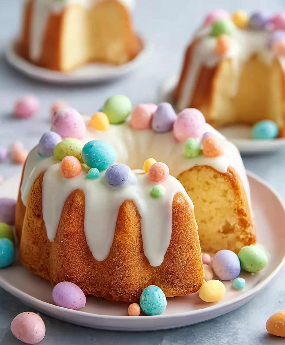 Surprise Inside Easter Bundt Cakes - Festive Hidden Treat