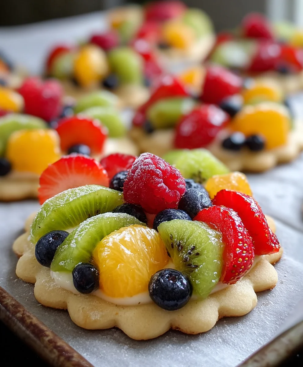 Fruity Pizza Cookies- Easy Dessert Recipe