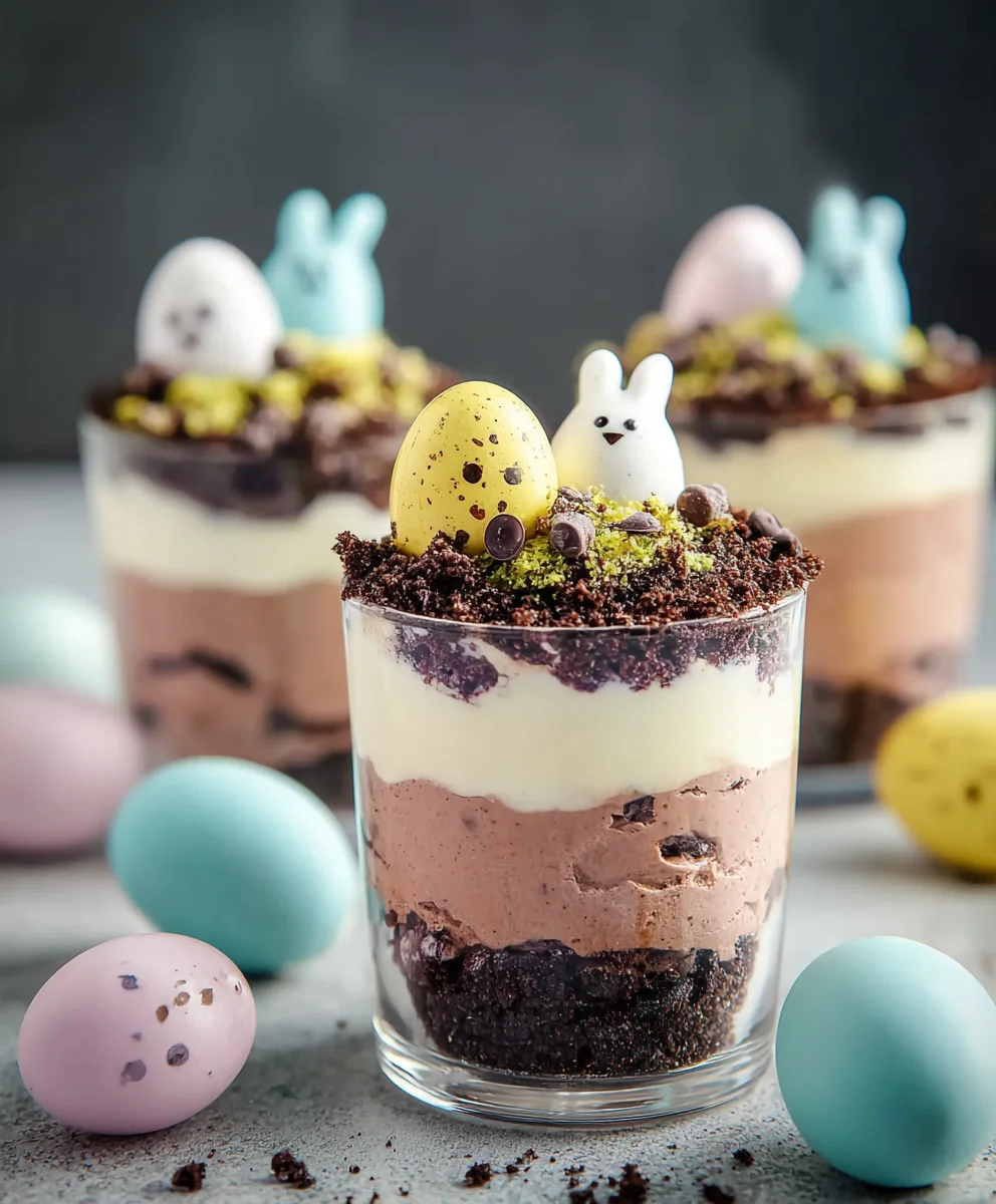 Easter Dirt Cups- Fun & Easy Spring Dessert