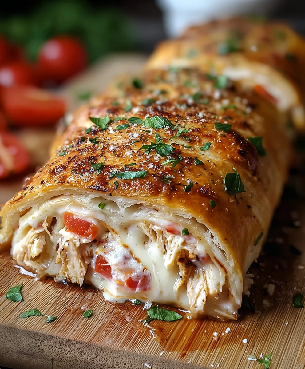 Easy Chicken Ranch Stromboli Recipe-Family Favorite