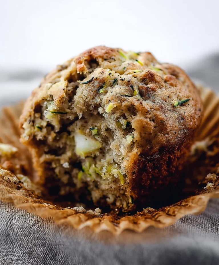 Moist Banana Zucchini Muffins-Easy Healthy Treat