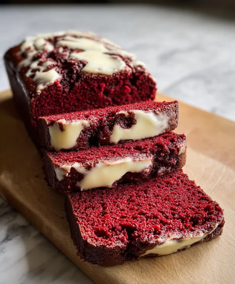Decadent Red Velvet Banana Bread Recipe