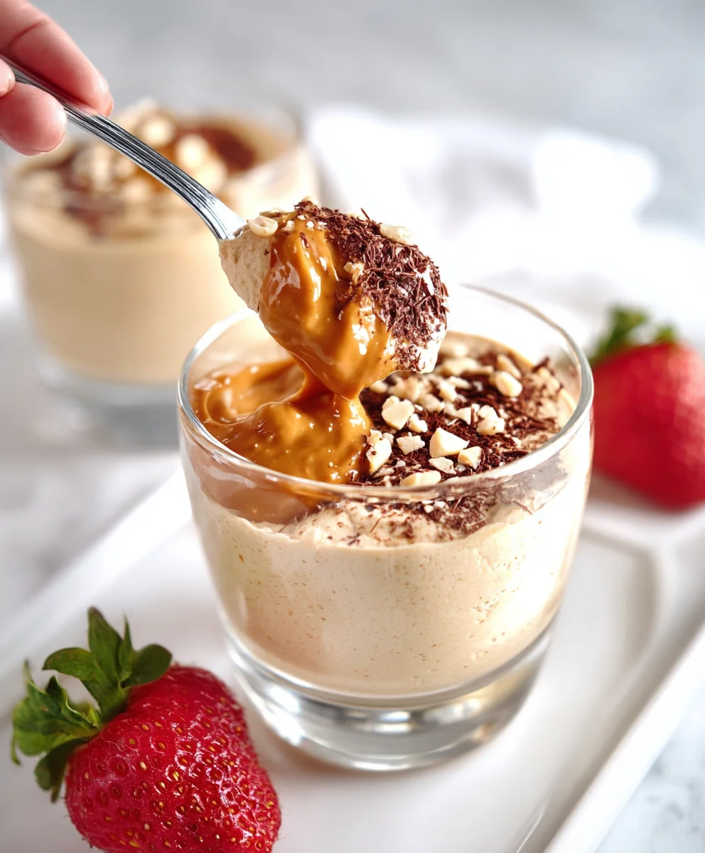 Cottage Cheese Peanut Butter Mousse-Healthy Treat