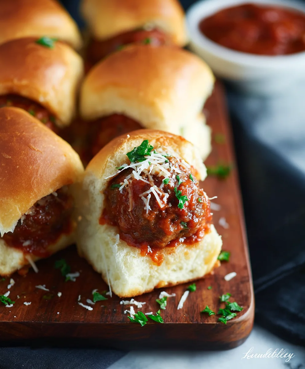 Best Beef Meatball Sliders - Easy Party Appetizer