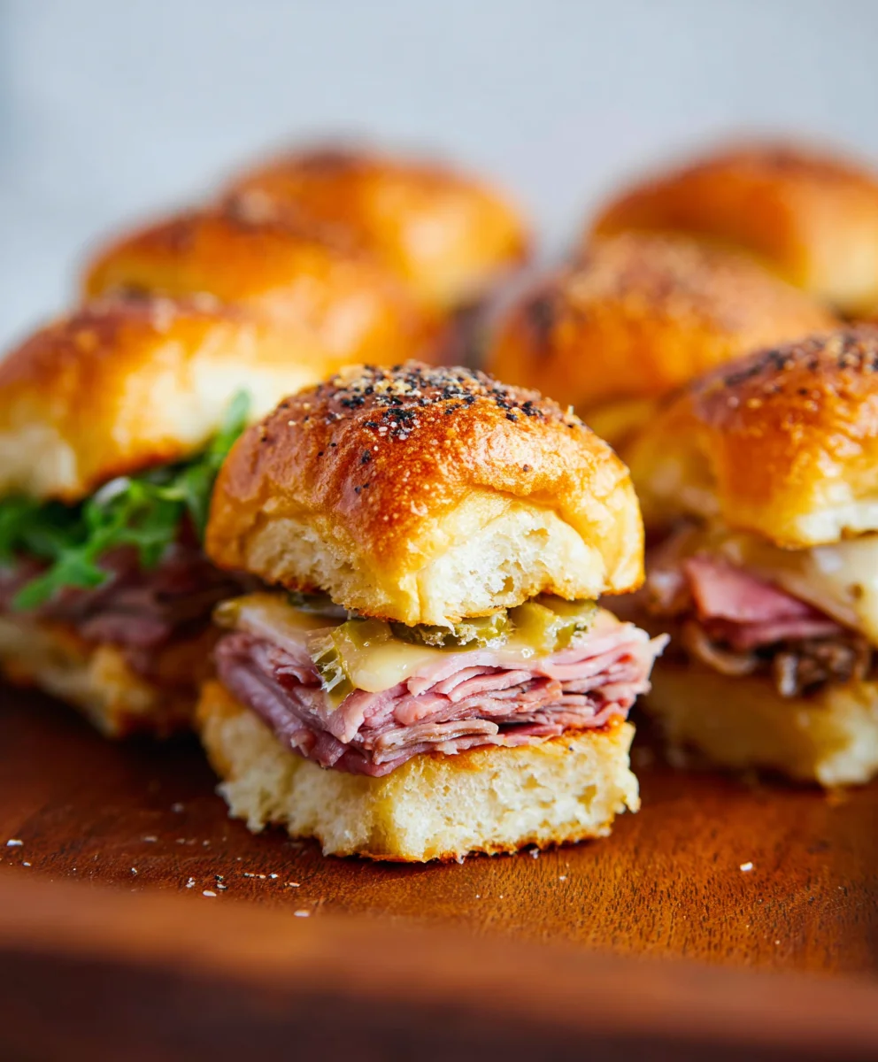 Juicy Beef Cuban Sliders - Easy & Flavorful
