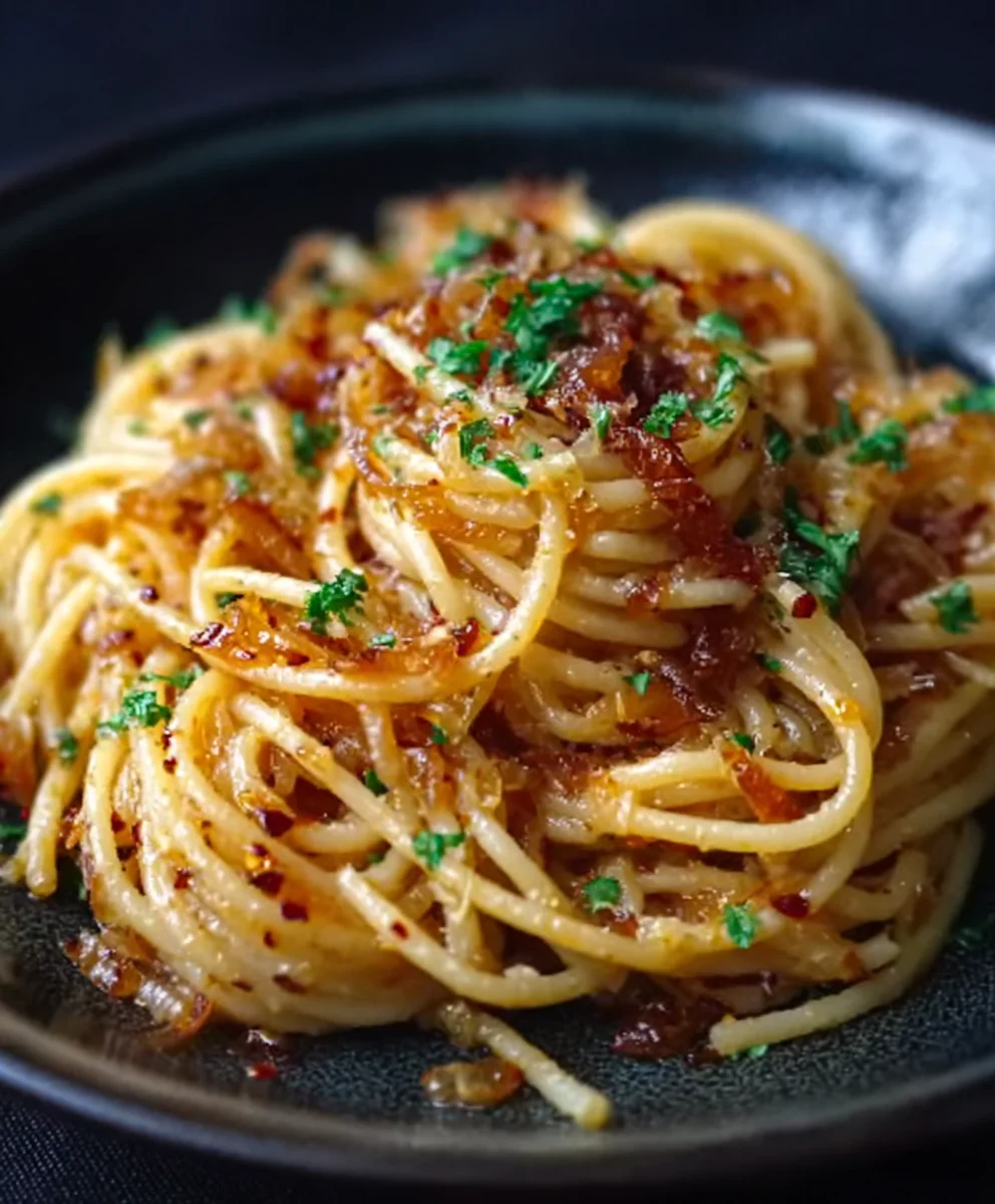 Caramelized Onion Pasta Chili Oil Flavor Bomb
