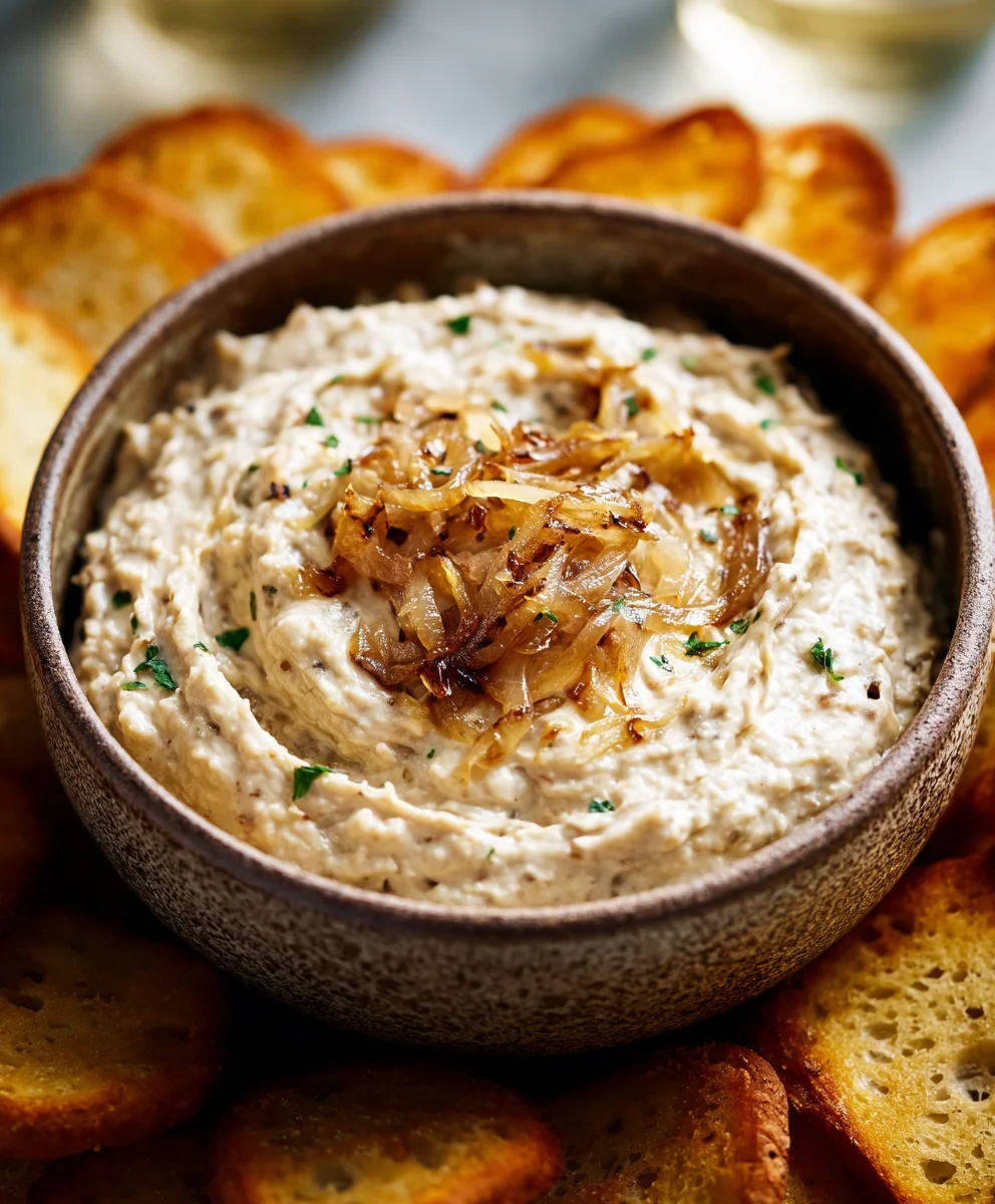 Gordon Ramsay Caramelized Onion Dip - Easy Gourmet Recipe