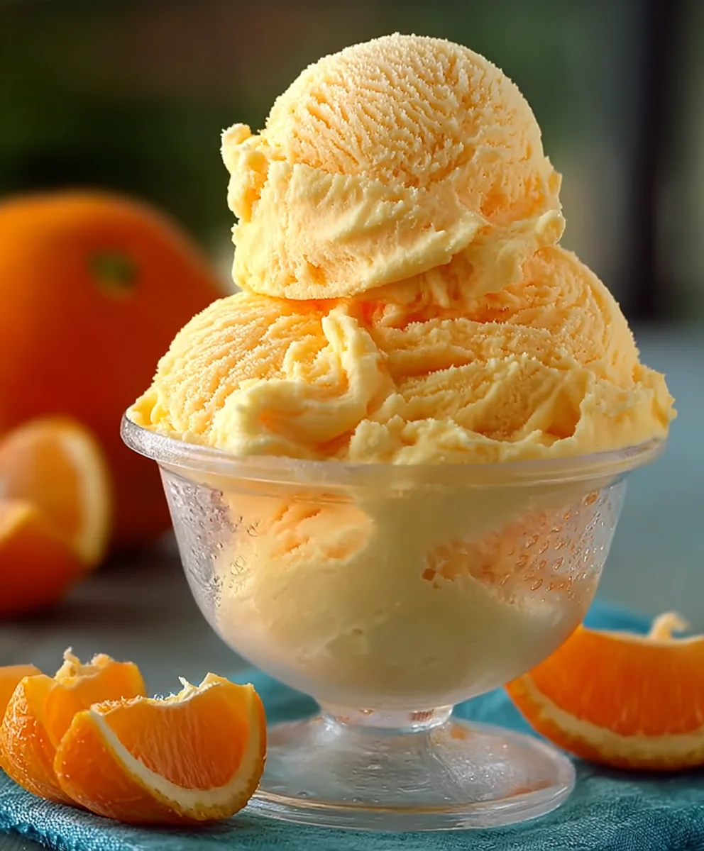 Easy Orange Crush Sherbet Recipe - Refreshing Dessert