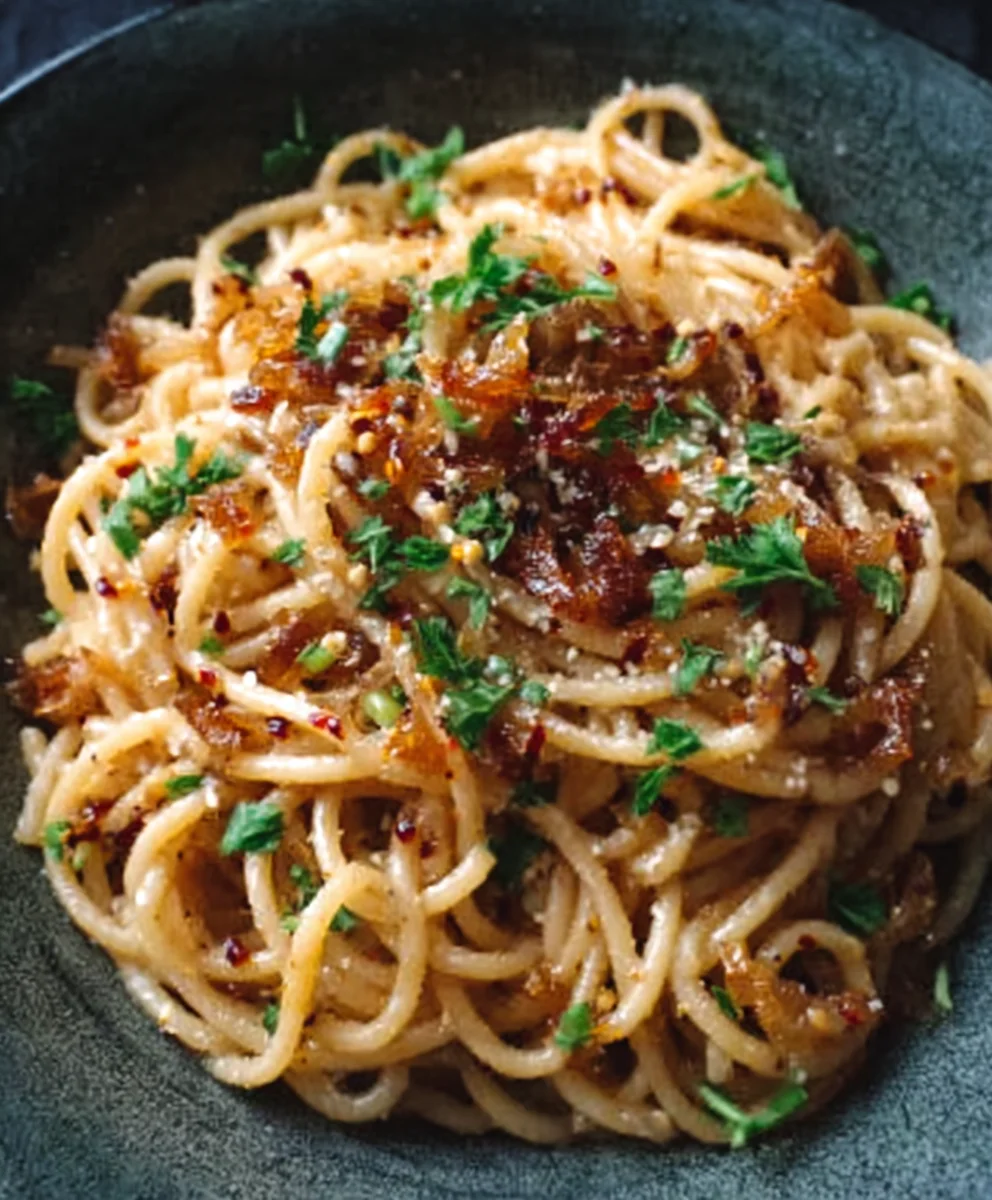 Caramelized Onion Pasta Chili Oil Flavor Bomb