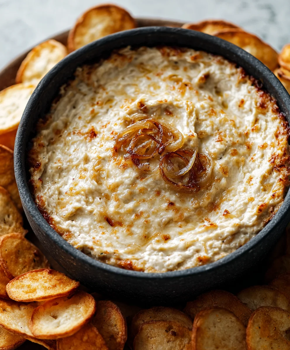 Gordon Ramsay Caramelized Onion Dip - Easy Gourmet Recipe