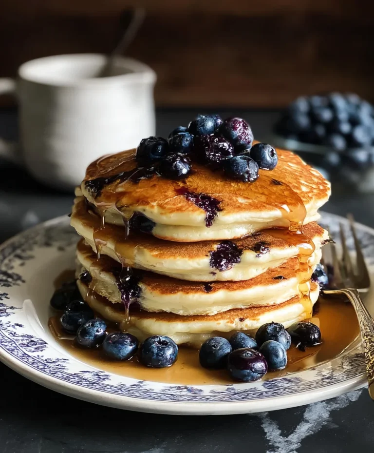 Easy Blueberry Pancakes- Fluffy & Delicious Recipe