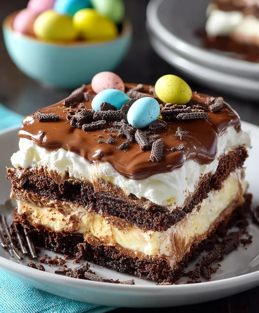 Decadent Easter Chocolate Lasagna Dessert Recipe