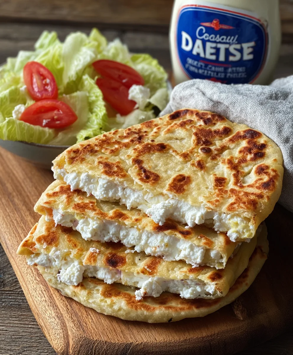 Easy Cottage Cheese Flatbread Recipe Quick & Delicious
