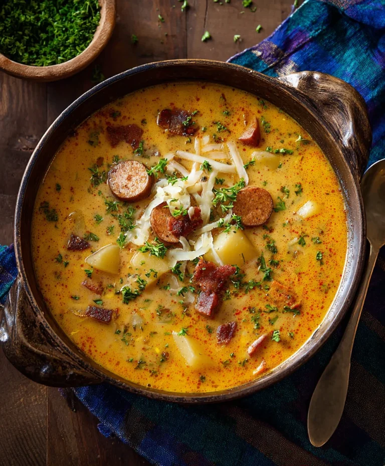 Creamy Cajun Potato Soup Recipe – Hearty & Delicious