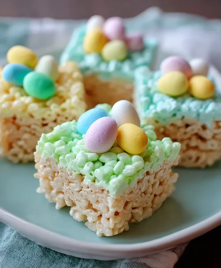 Easter Rice Krispie Treats- Easy & Fun Holiday Dessert